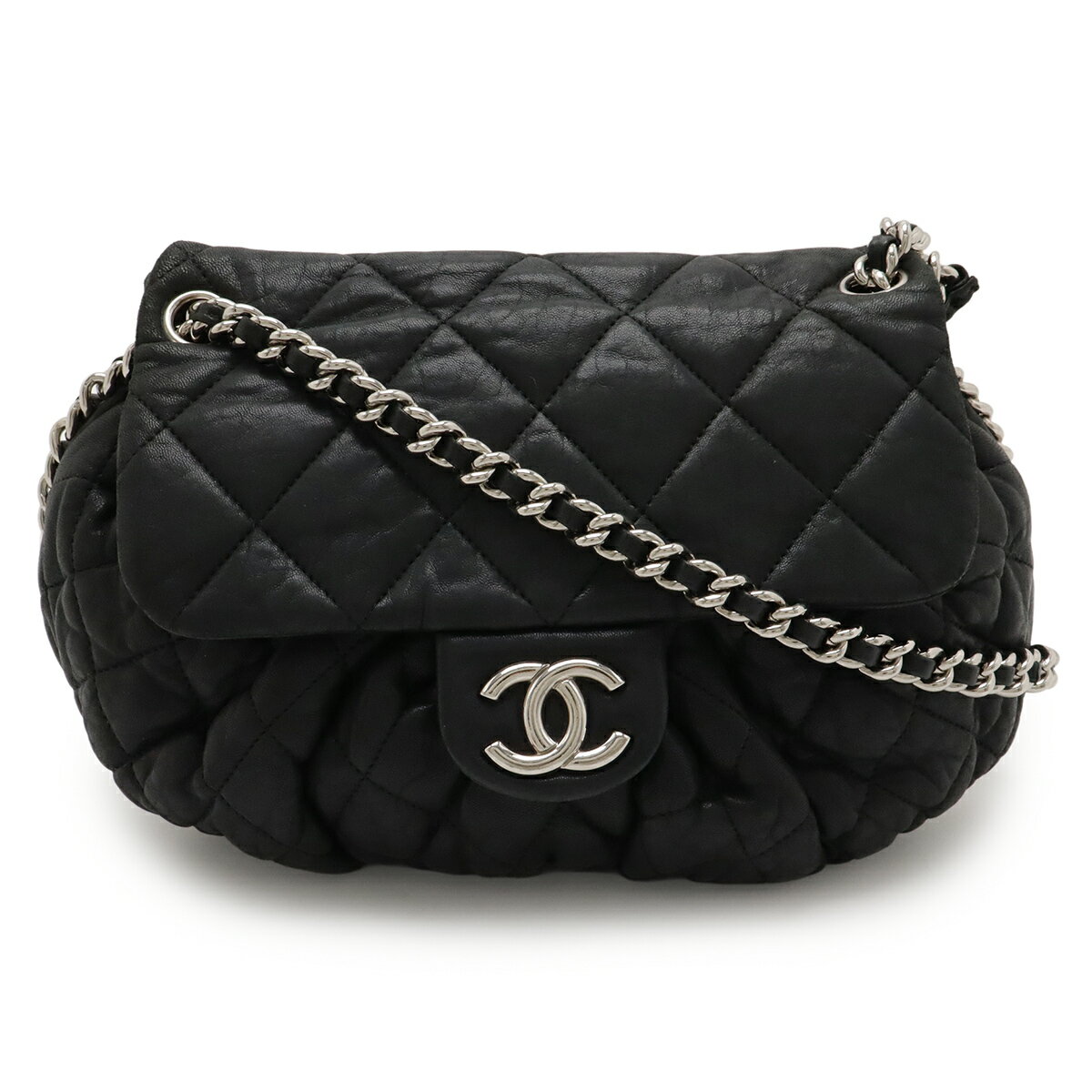 最終値下げ☆CHANEL☆チェーンアラウンドバック ラグジュアリーライン チェーンアラウンド ショルダーバッグ 黒