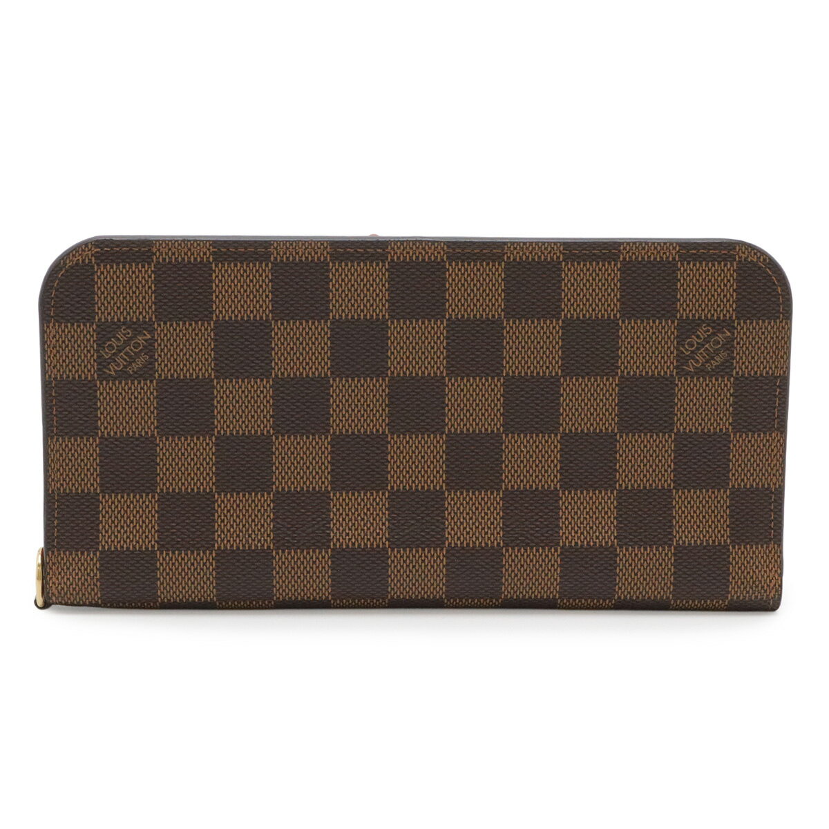 乐天商城 - LOUIS VUITTON ルイ ヴィトン ダミエ ポルトフォイユ アンソリット 2つ折長財布 二つ折り長財布 N63547 【中古】