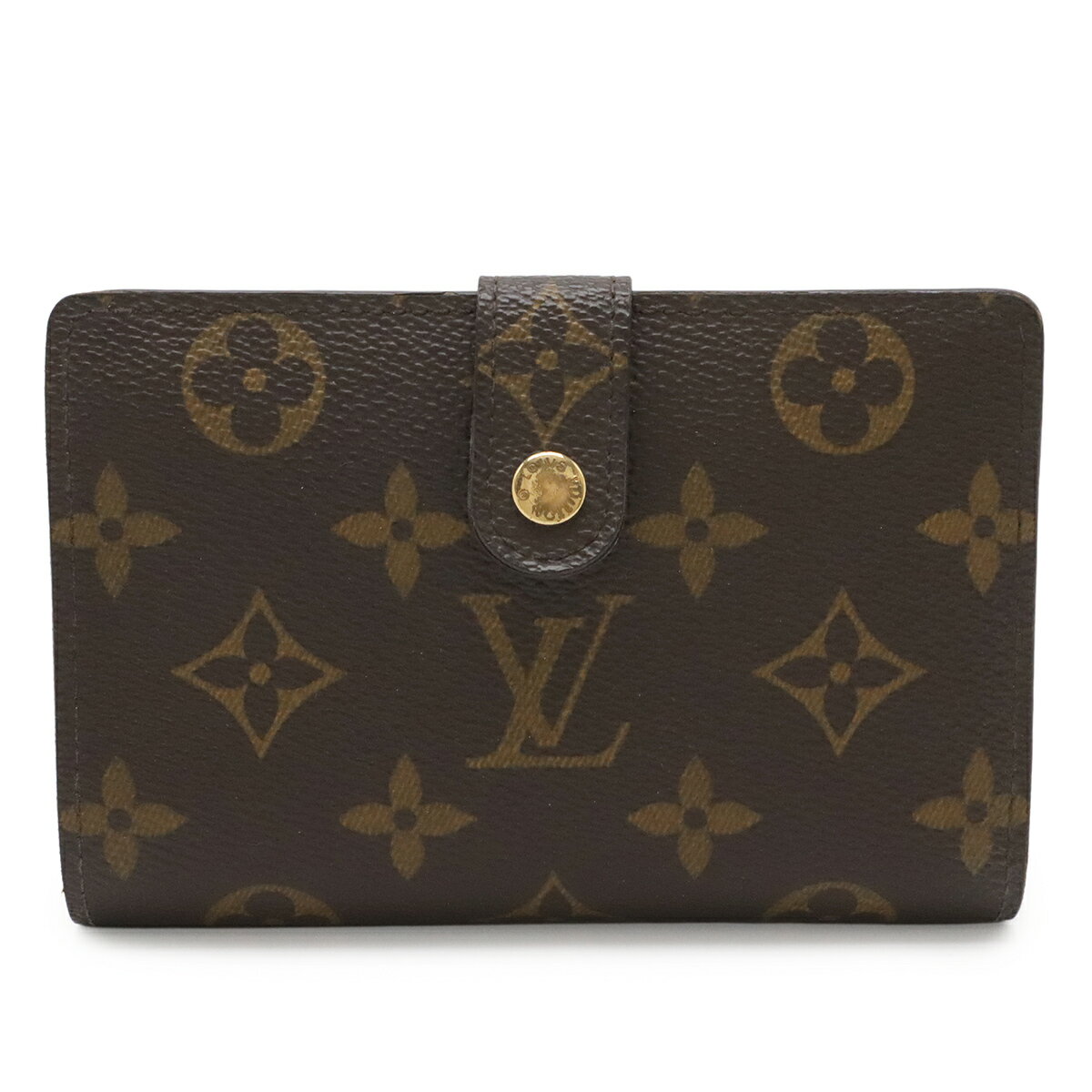 Wallets （No Coin Pocket） - LOUIS VUITTON ルイ ヴィトン モノグラム ポルトフォイユ ヴィエノワ 2つ折財布 二つ折り財布 がま口財布 ガマ口財布 ベタなし M61663 【中古】