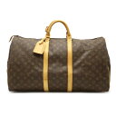 LOUIS VUITTON ルイ ヴィトン モノグラム キーポル55 ボストンバッグ ハンドバッグ 旅行カバン トラベルバッグ トラベルボストン M41424 ...