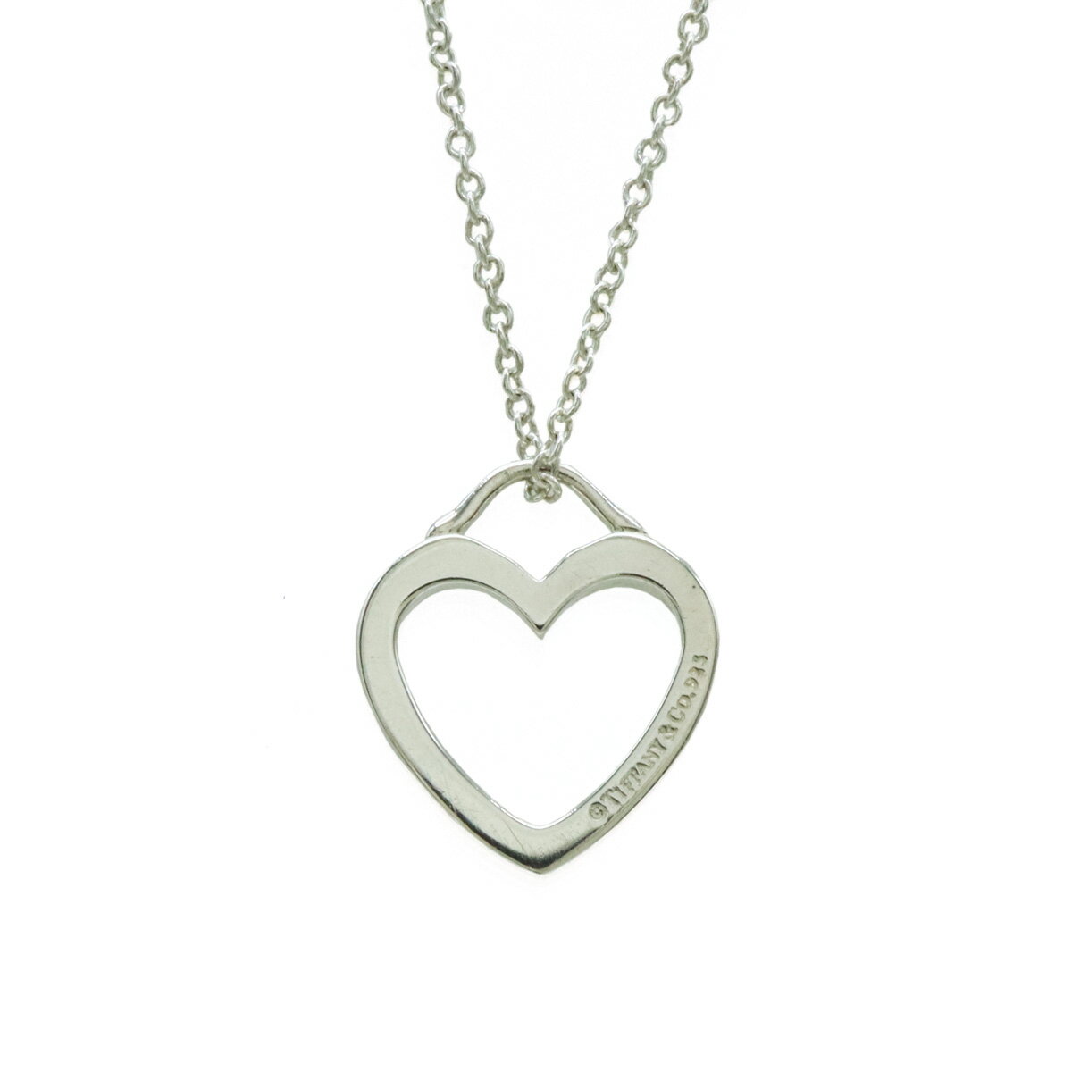 TIFFANY&Co. ティファニー センチメンタル ハート ネックレス ペンダント SV925 Ag925 シルバー 【中古】