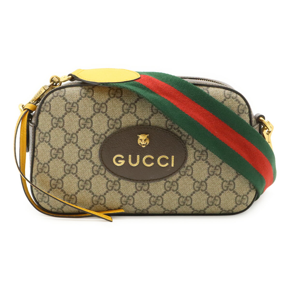 Rakuten - GUCCI グッチ GGスモール GGスプリーム ネオヴィンテージ メッセンジャーバッグ ショルダーバッグ 2WAY クラッチバッグ PVC ベージュ 476466 【中古】