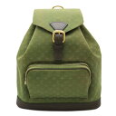LOUIS VUITTON ルイ ヴィトン モノグラムミニ モンスリGM リュックサック バックパック ショルダーバッグ TSTカーキ グリーン M92456 【中古】(4)