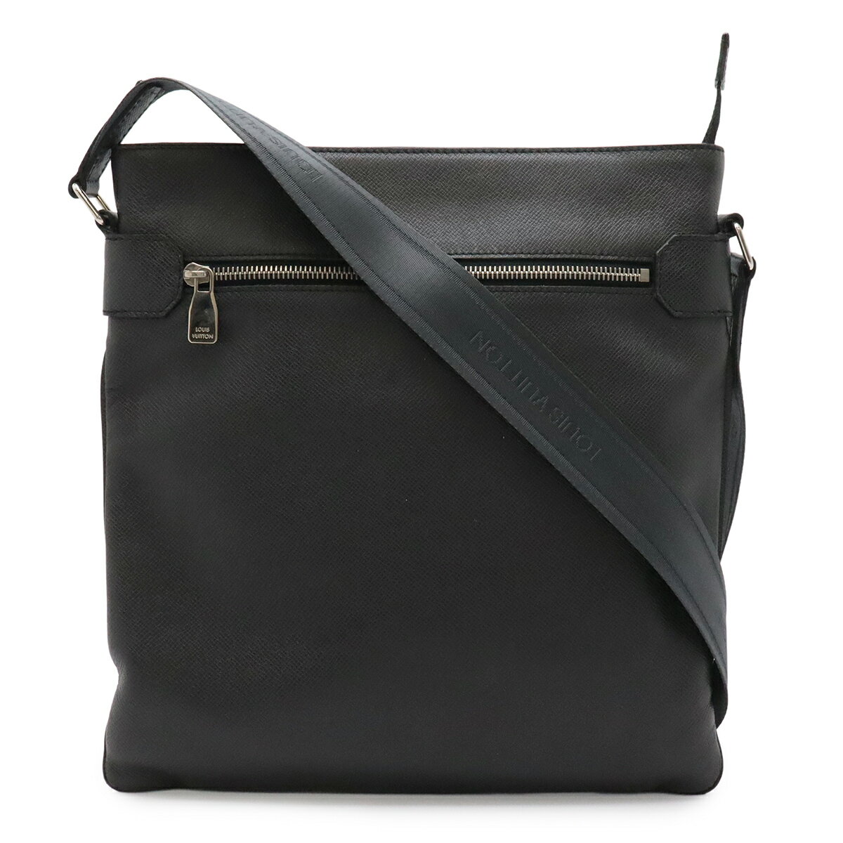 Rakuten - LOUIS VUITTON ルイ ヴィトン タイガ サシャ ショルダーバッグ 斜め掛け マチなし レザー アルドワーズ 黒 ブラック M32712 【中古】