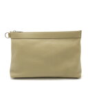 BOTTEGA VENETA ボッテガ ヴェネタ ボッテガベネタ ドキュメントケース クラッチバッグ セカンドバッグ レザー カーキベージュ 651856 【中古】(4)