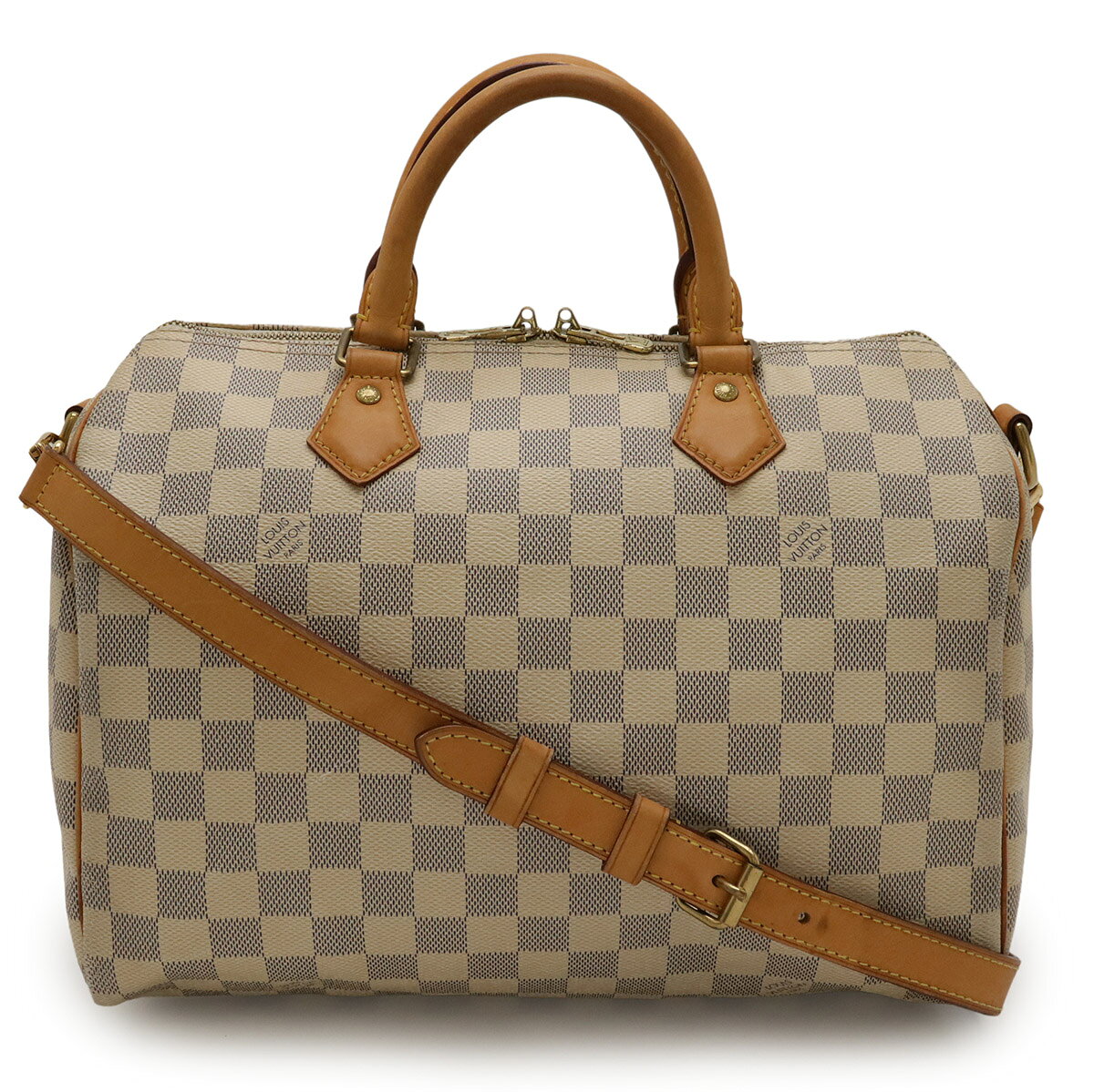 乐天商城 - LOUIS VUITTON ルイ ヴィトン ダミエアズール スピーディ バンドリエール30 ハンドバッグ 2WAY ショルダーバッグ 斜め掛け N41373 【中古】