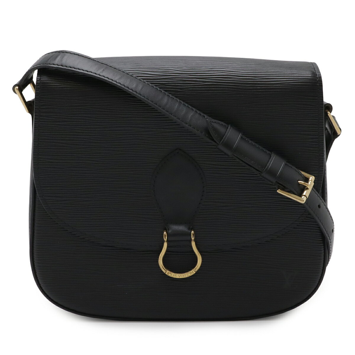 LOUIS VUITTON ルイ ヴィトン エピ サンクルー ショルダーバッグ ポシェット 斜め掛け レザー ノワール 黒 ブラック ゴールド金具 M52192 【中古】