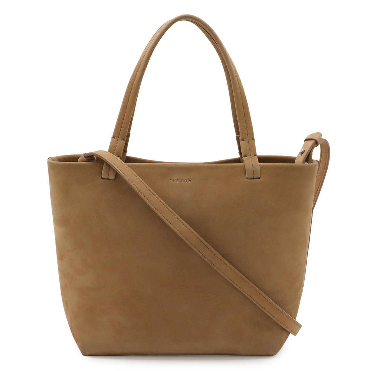 Rakuten - THE ROW ザ ロウ PARK TOTE パーク スモール トート トートバッグ ショルダーバッグ 斜め掛け スエード ベージュ 茶 【中古】