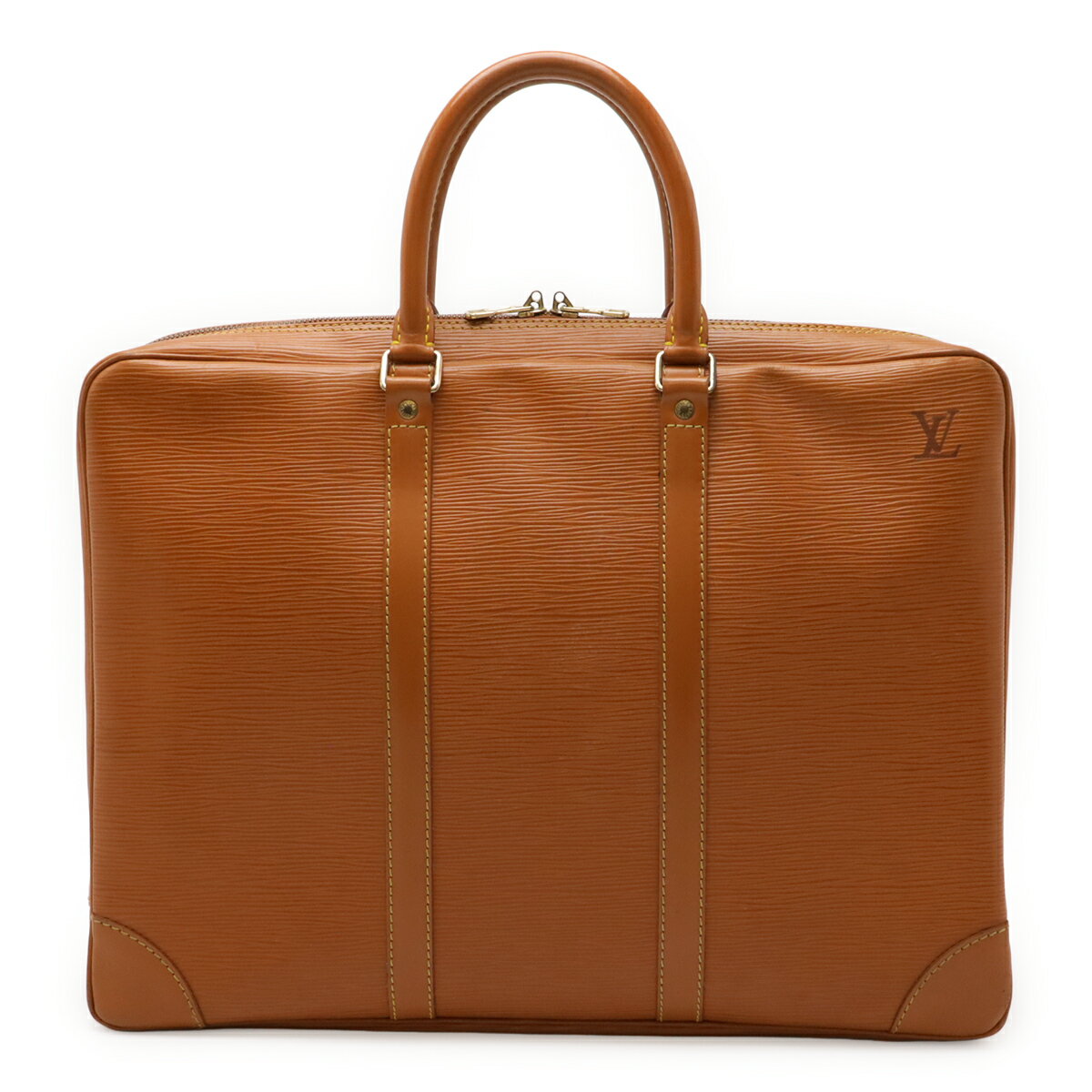 LOUIS VUITTON ルイ ヴィトン エピ ポルト ドキュマン ヴォワヤージュ ビジネスバッグ ブリーフケース ジパングゴールド ゴールド金具 M54478 【中古】