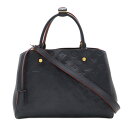 LOUIS VUITTON ルイ ヴィトン モノグラムアンプラント モンテーニュMM ハンドバッグ 2WAY ショルダーバッグ マリーヌルージュ 紺 M42746 【中古】(4)