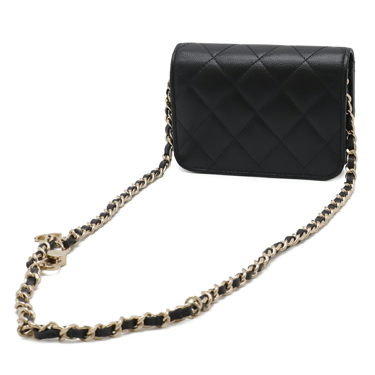 CHANEL シャネル マトラッセ ココマーク チェーンショルダーバッグ セミショルダー...