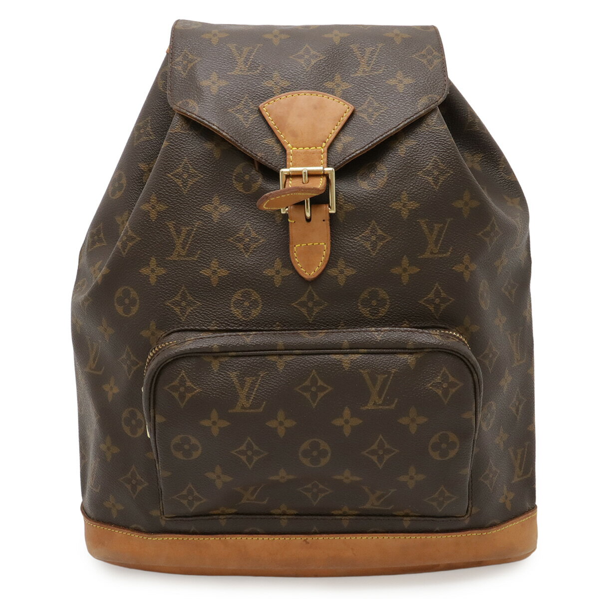 LOUIS VUITTON ルイ ヴィトン モノグラム モンスリGM リュックサック バッグパック ショルダーバッグ M51135 【中古】