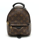 【バッグ】LOUIS VUITTON ルイ ヴィトン モノグラム パームスプリングス バックパックMINI リュックサック ミニリュック レザー ブラック 新型 M44873 【中古】