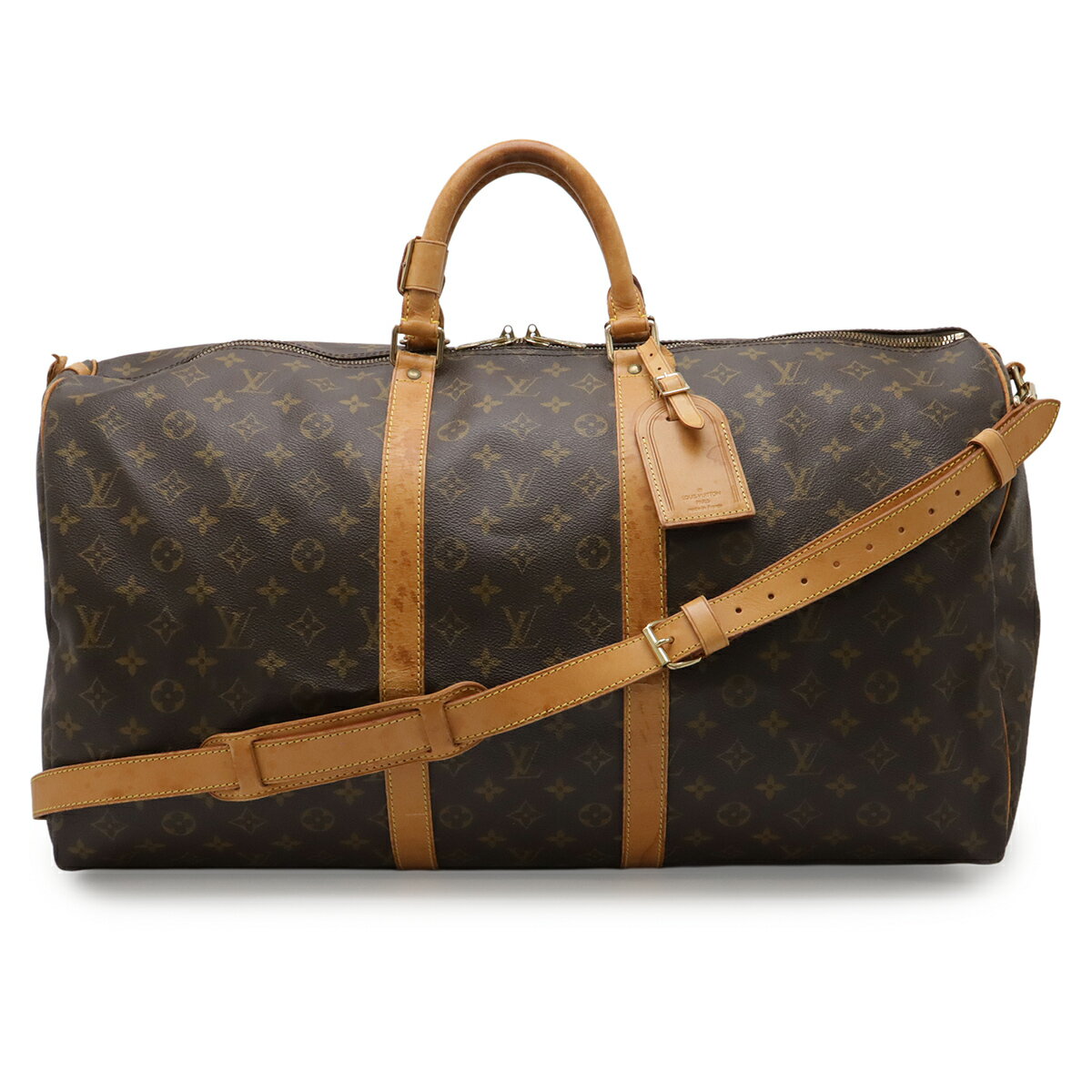 LOUIS VUITTON ルイ ヴィトン モノグラム キーポル バンドリエール55 ボストンバッグ 旅行カバン トラベルバッグ 2WAY ショルダーバッグ M41414 【中古】