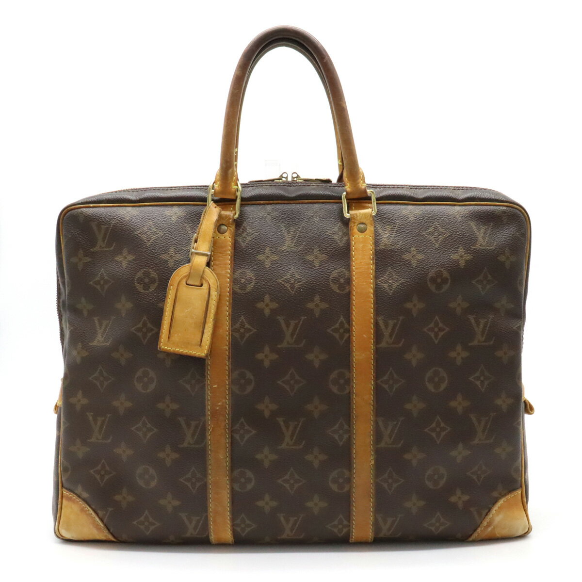 【バッグ】LOUIS VUITTON ルイ ヴィトン モノグラム ポルトドキュマン ヴォワヤージュ PDV 書類カバン ビジネスバッグ ブリーフケース M53361 【中古】