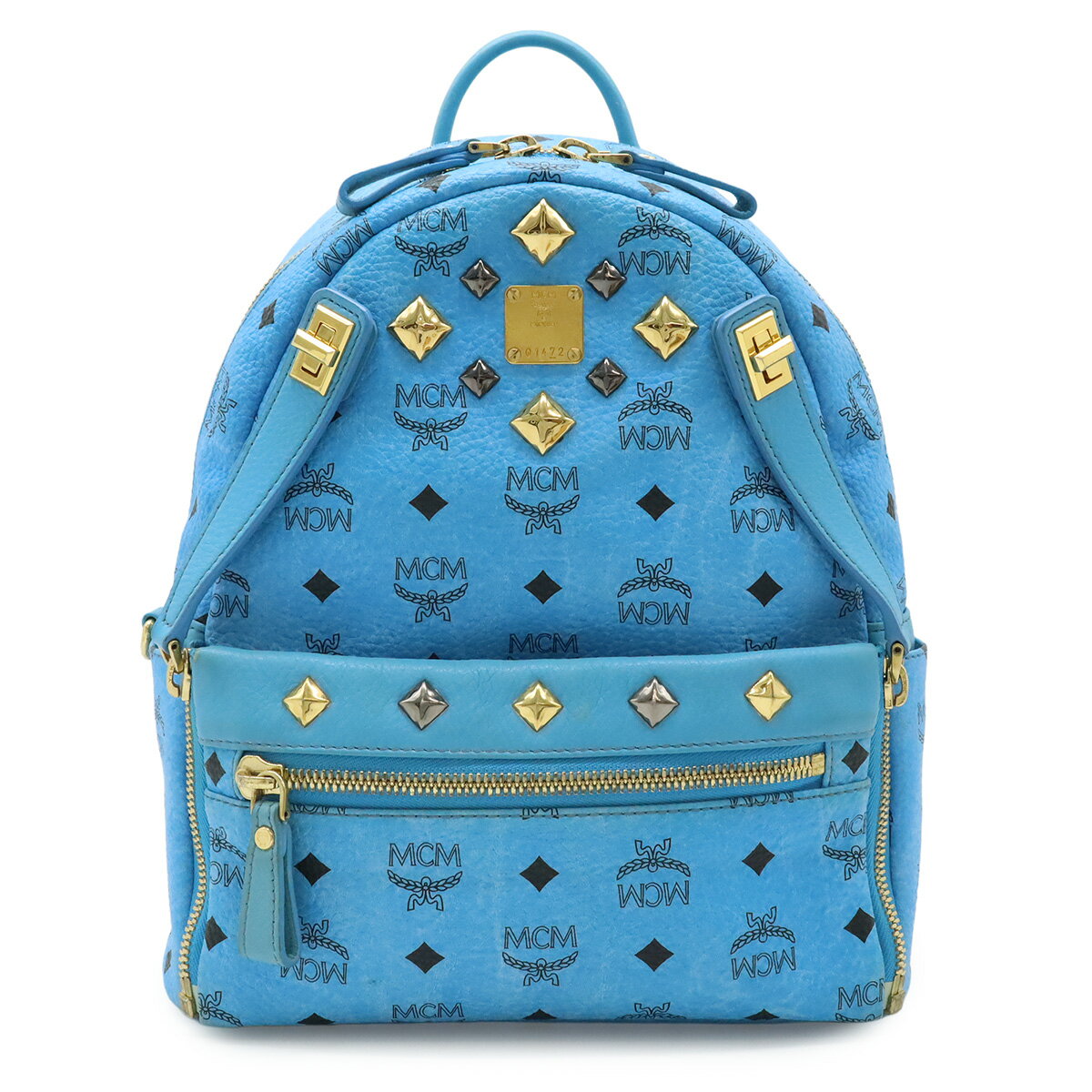 楽天市場】mcm リュック ブルーの通販