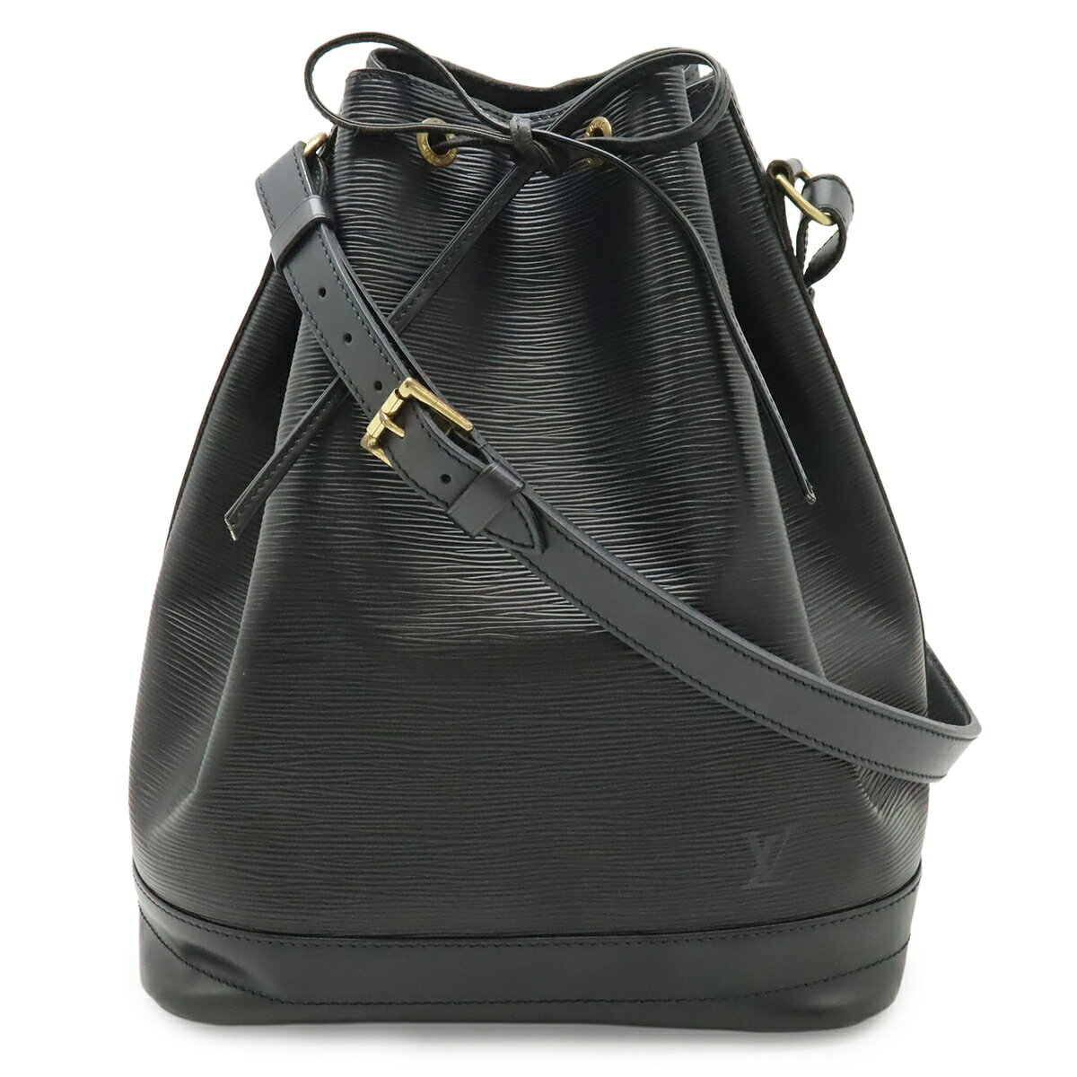 LOUIS VUITTON - LOUIS VUITTON ルイ ヴィトン エピ ノエ ショルダーバッグ ワンショルダー セミショルダー 巾着 ノワール 黒 ブラック ゴールド金具 M59002 【中古】