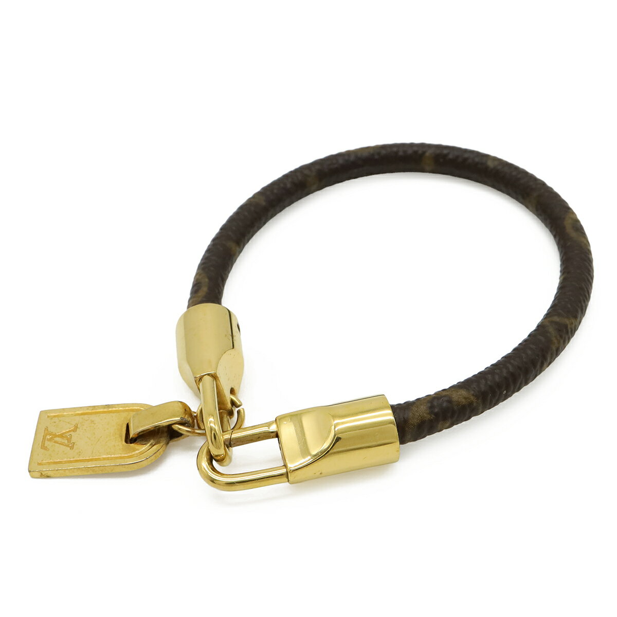 Rakuten - LOUIS VUITTON ルイ ヴィトン モノグラム ブラスレ ラックイット ブレスレット チャーム ゴールド金具 M6605F 【中古】