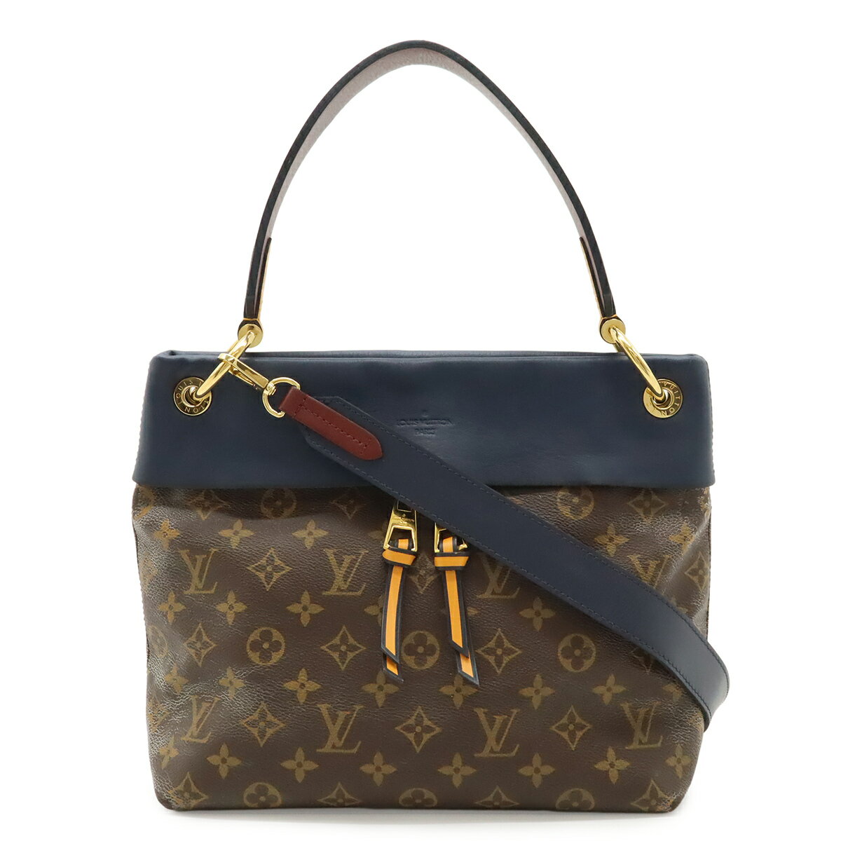 本物 ルイヴィトン LOUIS VUITTON LV テュイルリーブザス モノグラム 2WAY ショルダーバッグ ハンドバッグ ポシェット ブラウン M43157 ビトン バッグ 中古 LOUIS VUITTON - 本物 ルイヴィトン LOUIS VUITTON LV テュイルリー