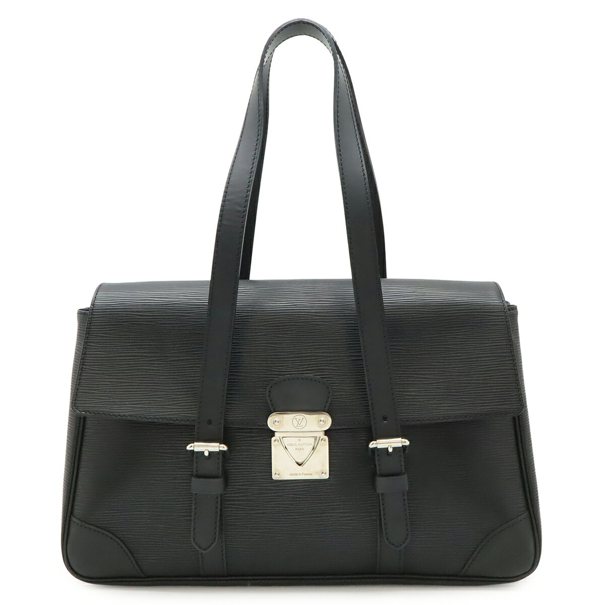 LOUIS VUITTON - LOUIS VUITTON ルイ ヴィトン エピ セギュールMM ショルダーバッグ セミショルダー 肩掛け レザー ノワール 黒 ブラック シルバー金具 M58862 【中古】