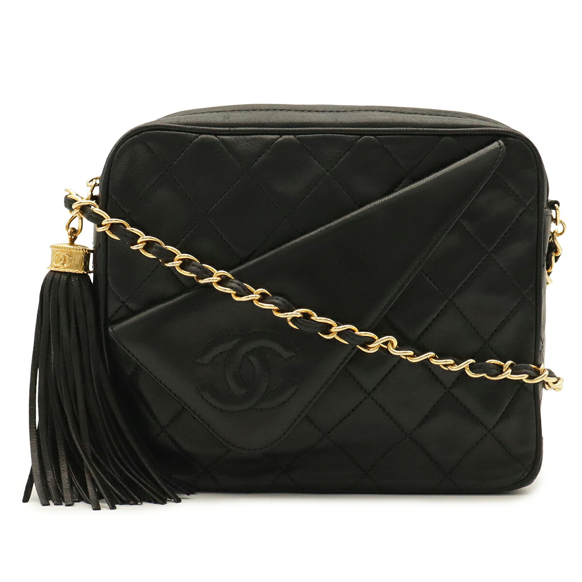 CHANEL マトラッセ　タッセル　チェーンショルダーバッグ　アイボリー系 楽天市場】シャネル タッセル ショルダーの通販