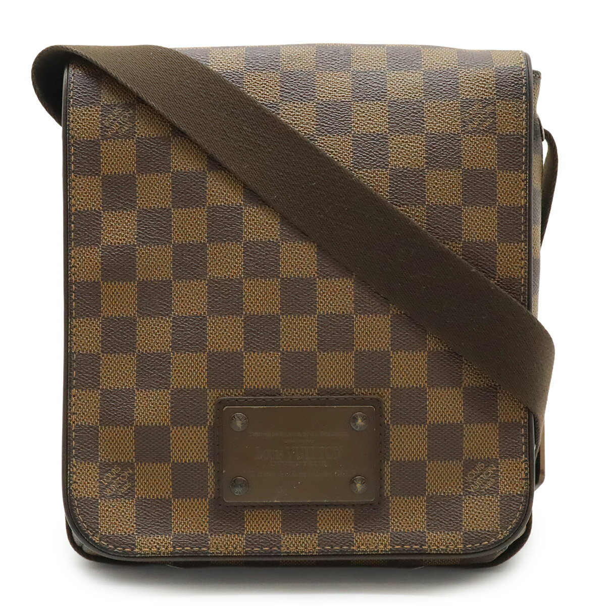 樂天商城 - LOUIS VUITTON ルイ ヴィトン ダミエ ブルックリンPM ショルダーバッグ 斜め掛け N51210 【中古】