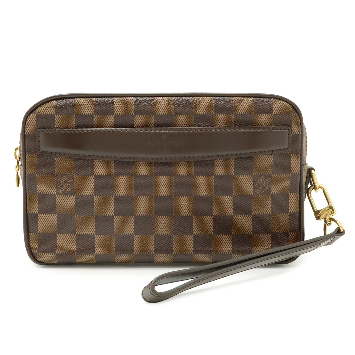 乐天商城 - LOUIS VUITTON ルイ ヴィトン ダミエ ポシェット サンポール クラッチバッグ セカンドバッグ N41219 【中古】