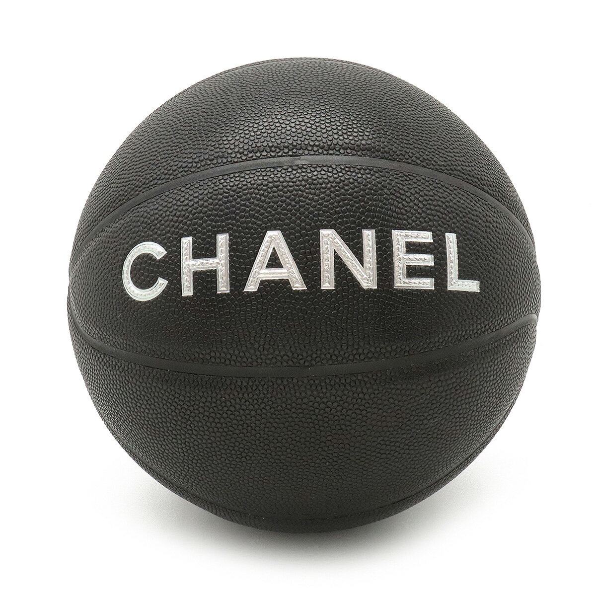 CHANEL シャネル バスケットボール ココマーク 2019年 希少 レア ボールのみ ブラック 黒 シルバー 【中古】