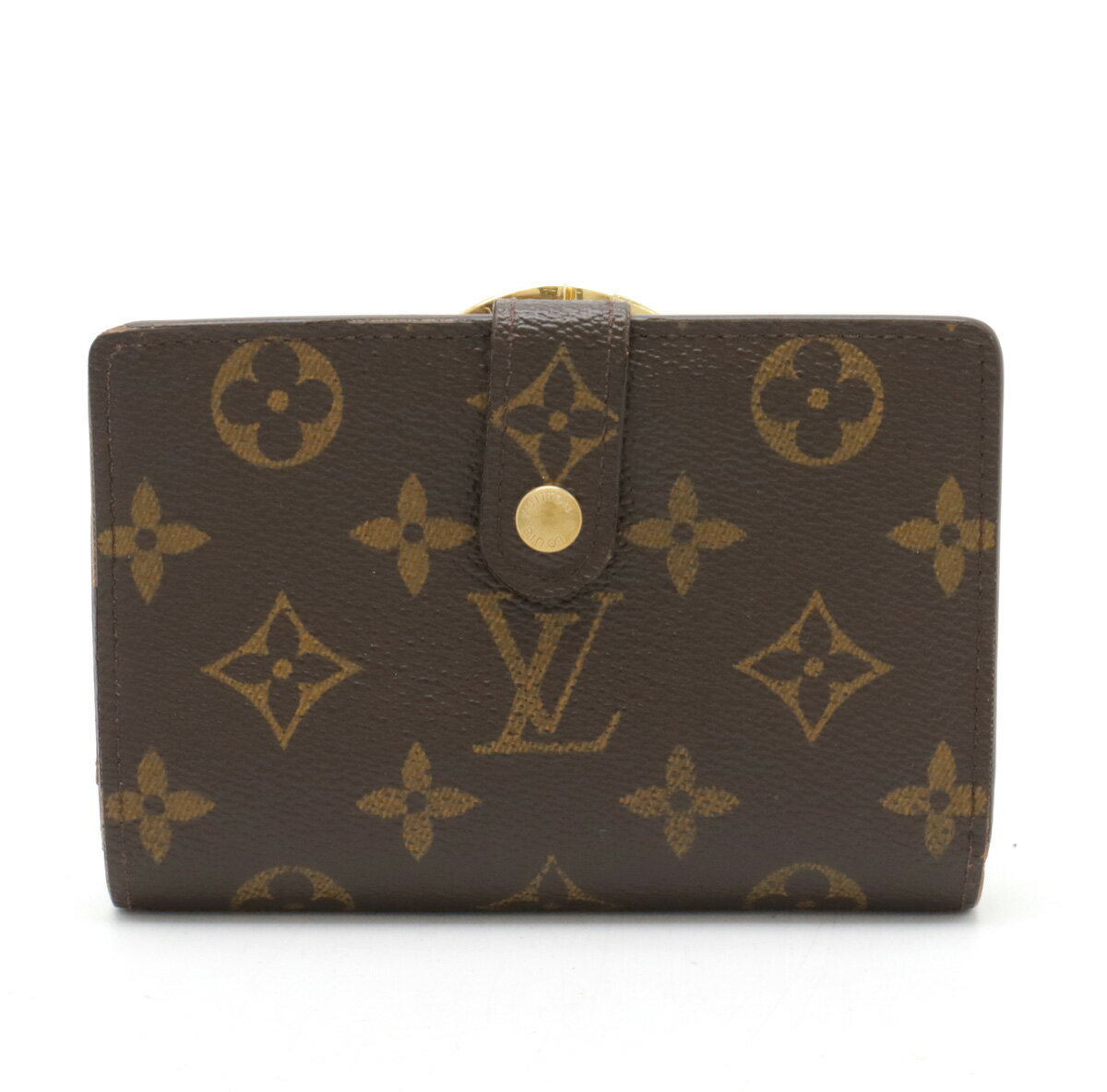 LOUIS VUITTON ルイ ヴィトン モノグラム ポルトフォイユ ヴィエノワ 2つ折財布 二つ折り財布 がま口財布 ガマ口財布 M61663 【中古】