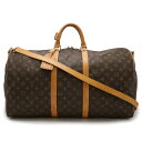 LOUIS VUITTON ルイ ヴィトン モノグラム キーポル バンドリエール55 ボストンバッグ 旅行カバン トラベルバッグ 2WAY ショルダーバッグ M...