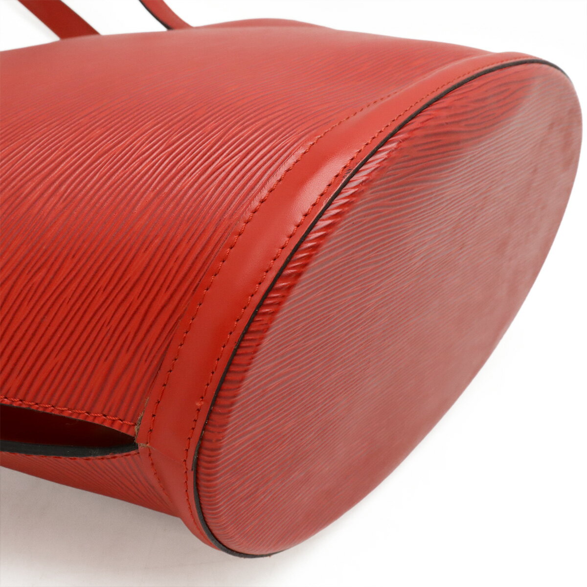 LOUIS VUITTON ルイ ヴィトン エピ サンジャック ショッピング ショルダーバッグ セミショルダー トートバッグ カスティリアンレッド 赤 M52267 【中古】