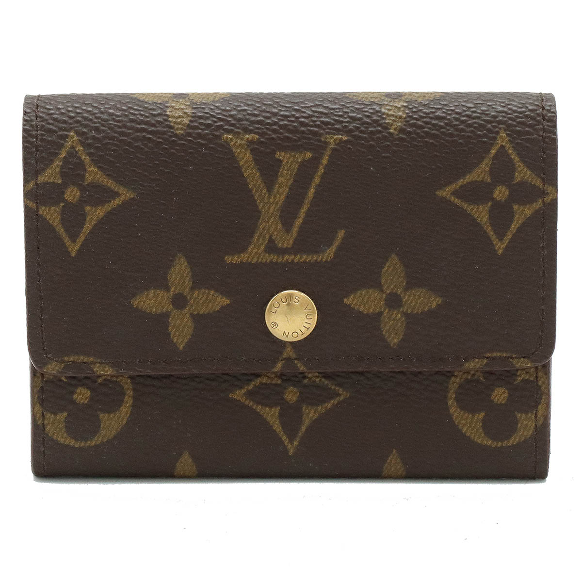 【財布】LOUIS VUITTON ルイ ヴィトン モノグラム ポルトモネ プラ コインケース 小銭入れ コインパース M61930 【中古】