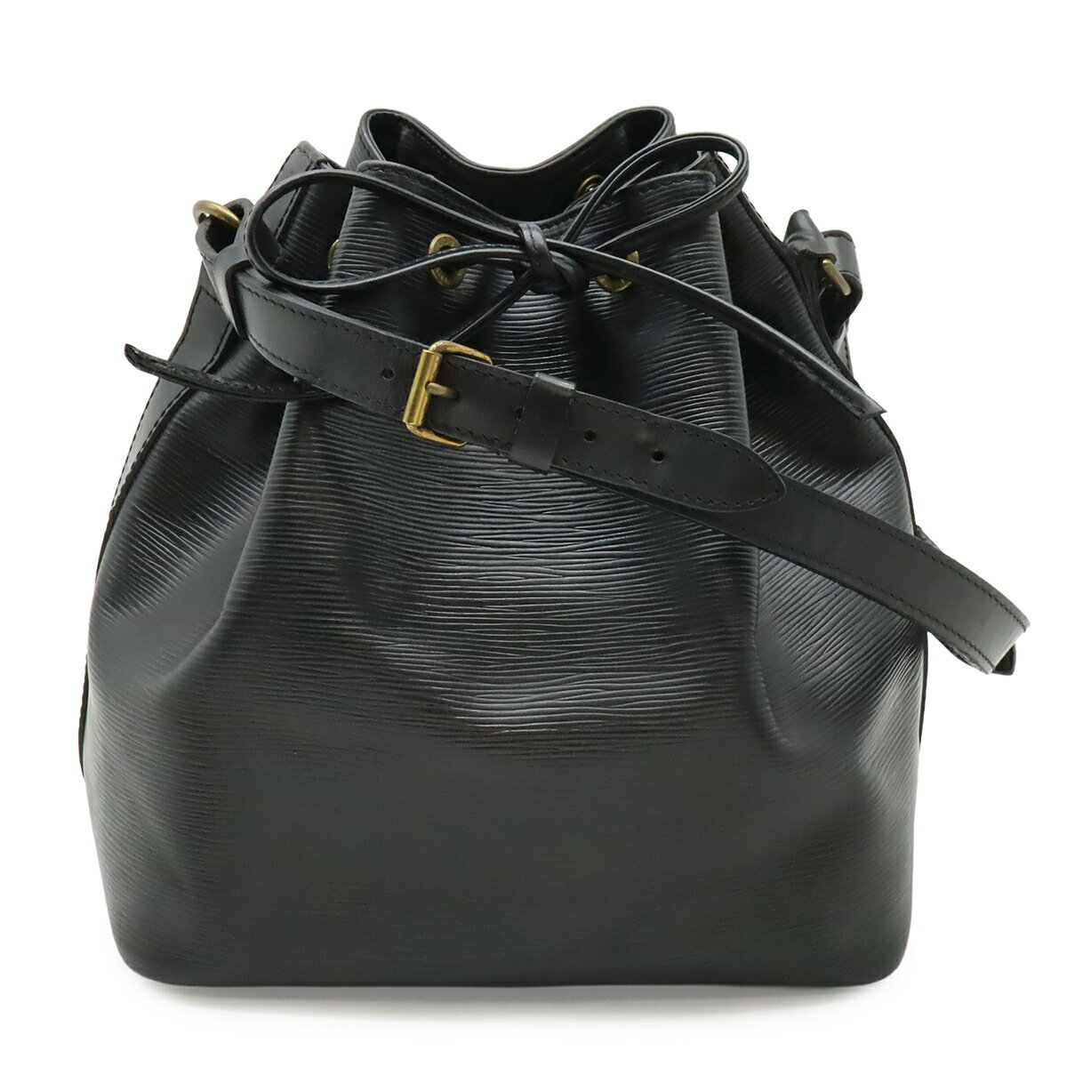 LOUIS VUITTON - LOUIS VUITTON ルイ ヴィトン エピ プチノエ ショルダーバッグ ワンショルダー 巾着型 ノワール 黒 ブラック M44102 M59012 【中古】
