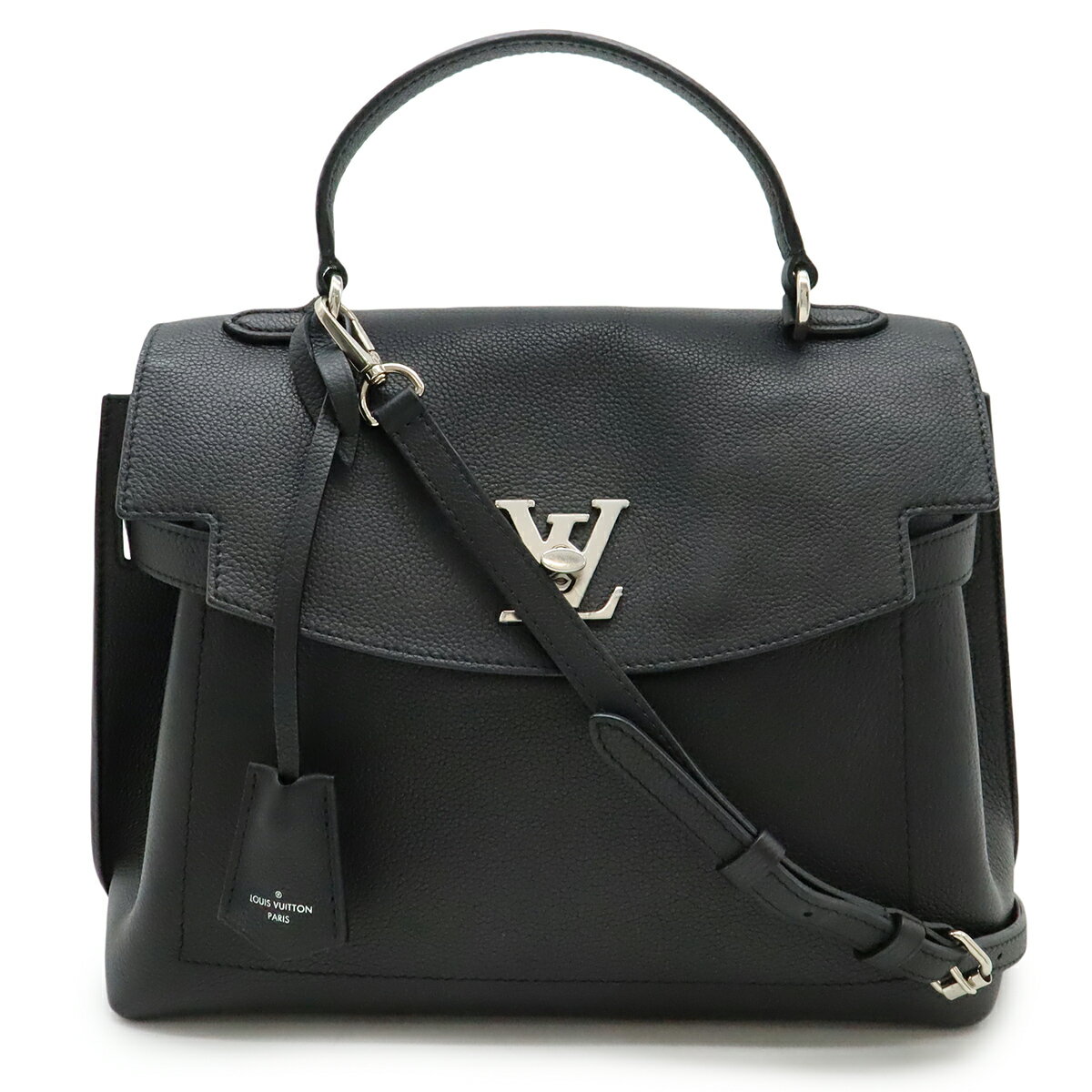 乐天商城 - LOUIS VUITTON ルイ ヴィトン ロックミー エヴァー MM ハンドバッグ 2WAY ショルダーバッグ レザー ノワール 黒 ブラック M51395 【中古】
