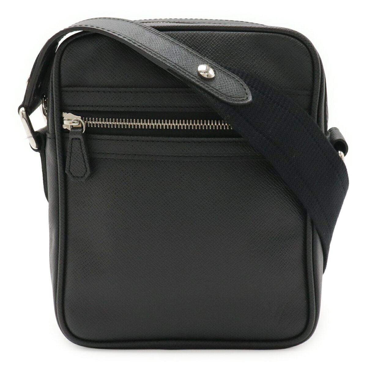 【LOUIS VUITTON】ディミトリ　タイガ　ショルダーバッグ　ブラック 極美品LOUIS VUITTON ディミトリタイガショルダーバック黒