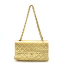 CHANEL シャネル マトラッセ23 ココマーク チェーンショルダー Wチェーン ショルダーバッグ レザー ゴールド 金色 ゴールド金具 A01113 【中古】(4)