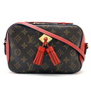 LOUIS VUITTON ルイ ヴィトン モノグラム サントンジュ ショルダーバッグ 斜め掛け ポシェット レザー コクリコ 赤 レッド M43556 【中古...