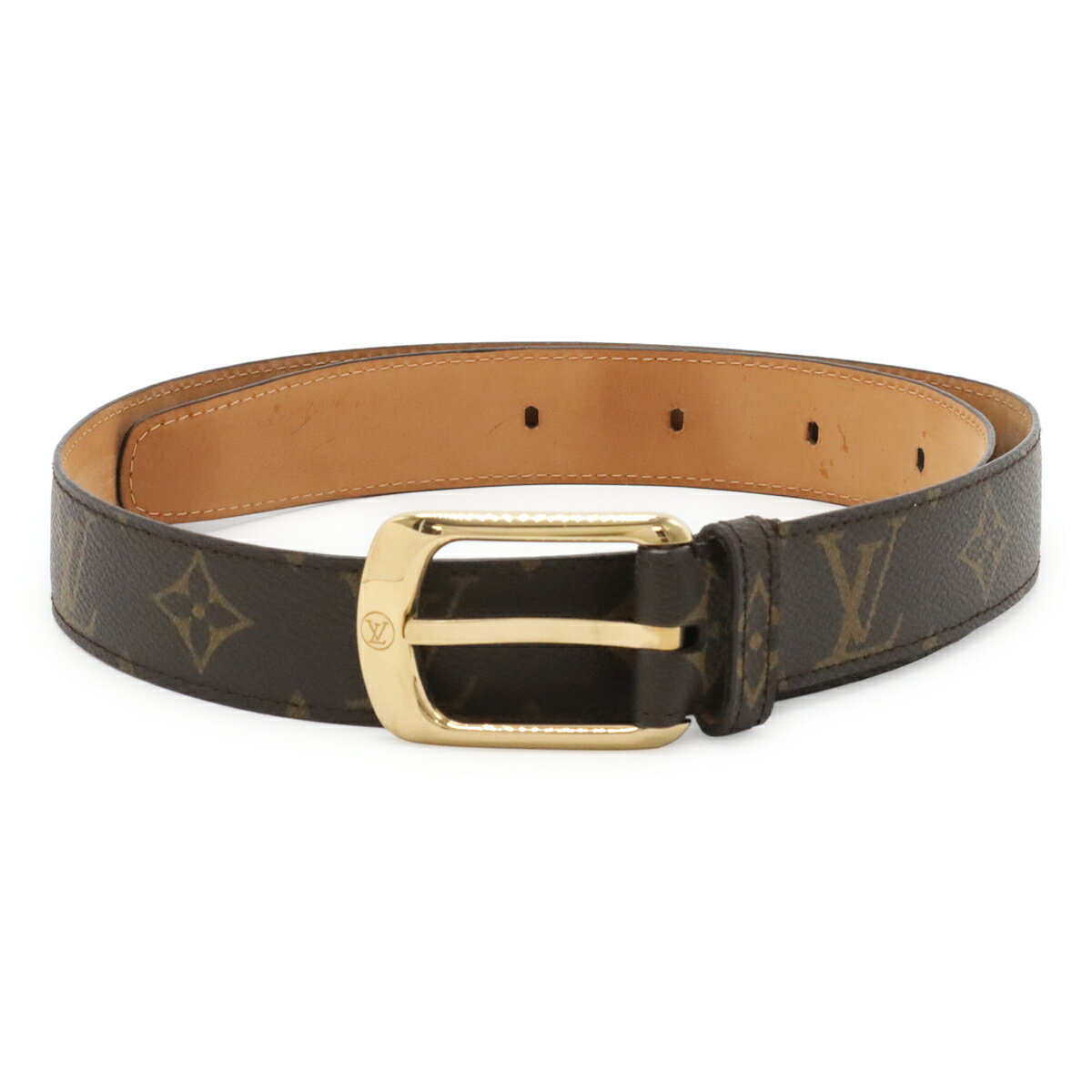 樂天商城 - LOUIS VUITTON ルイ ヴィトン モノグラム サンチュール エリプス ベルト ゴールド金具 #80 M6919W 【中古】