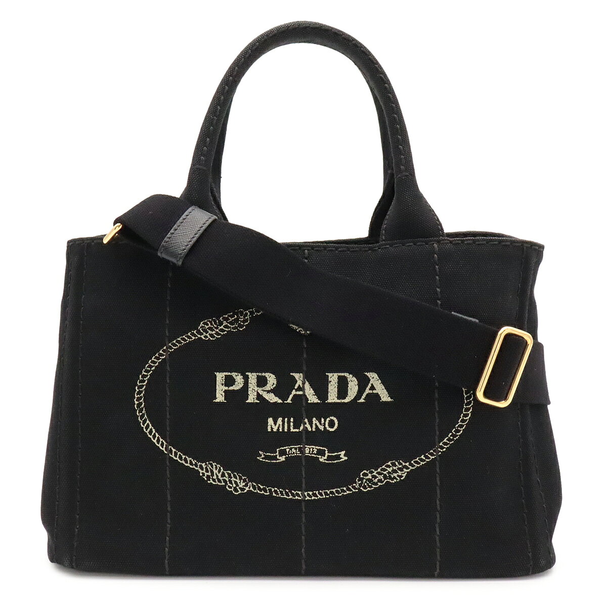 【PRADA】カナパキャンバストートハンドバッグ B2439G 黒ギャラ付 美品 楽天市場】prada カナパ b2439gの通販