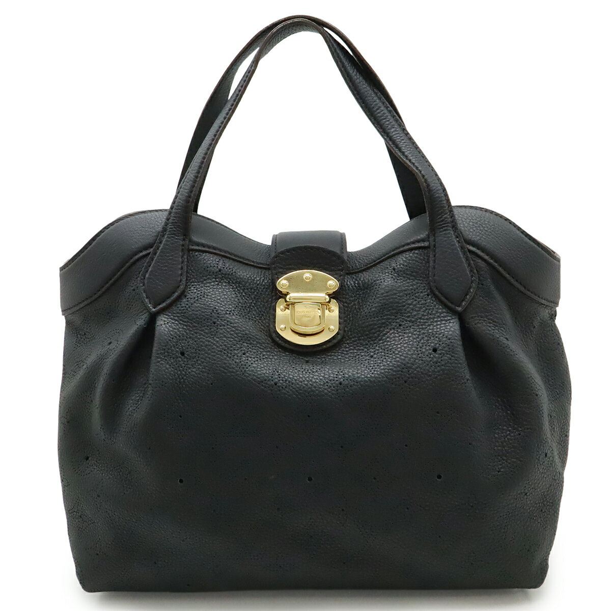 Rakuten - LOUIS VUITTON ルイ ヴィトン モノグラムマヒナ シールスPM ハンドバッグ トートバッグ ノワール 黒 ブラック ゴールド金具 M93465 【中古】