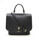 LOUIS VUITTON ルイ ヴィトン ヴォルタ ワンハンドル ハンドバッグ 2WAY ショルダーバッグ レザー ノワール ブラック ゴールド金具 M502...
