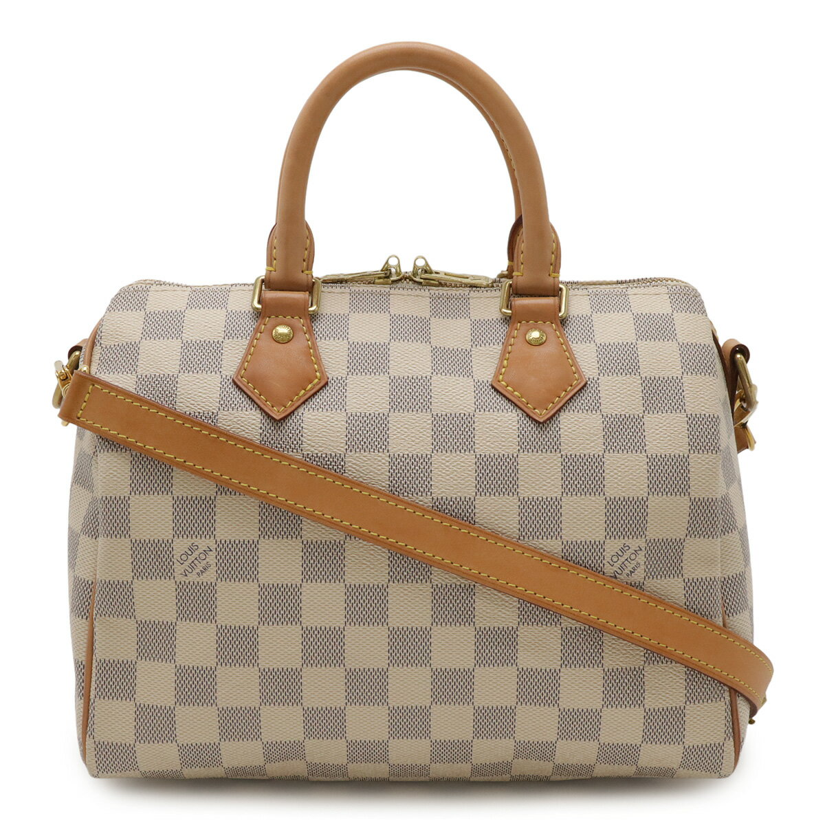 Rakuten - LOUIS VUITTON ルイ ヴィトン ダミエアズール スピーディ バンドリエール25 ハンドバッグ ボストンバッグ 2WAY ショルダーバッグ N41374 【中古】