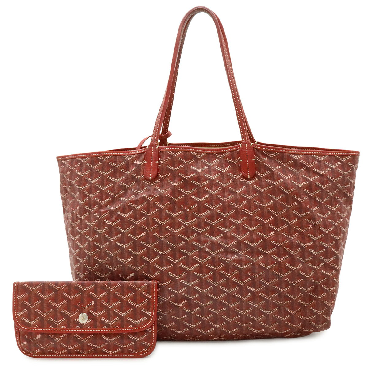 GOYARD ゴヤール サンルイPM トートバッグ ショルダーバッグ コーティングキャンバス PVC ...