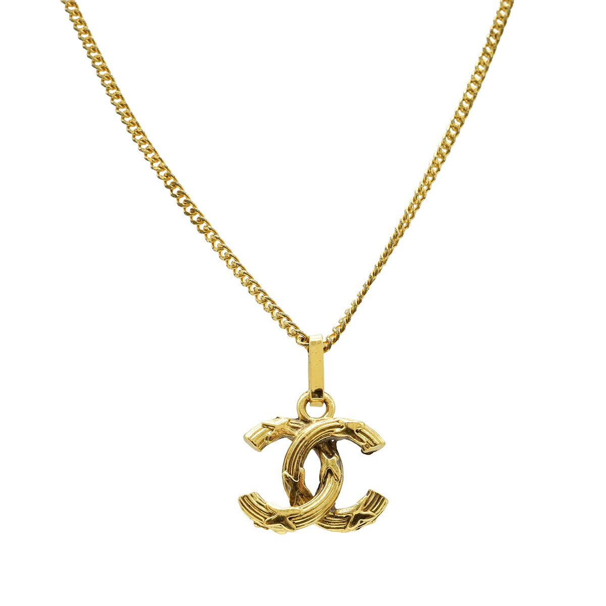 Rakuten - CHANEL シャネル ココマーク チェーン ネックレス ペンダント GP ゴールド 【中古】