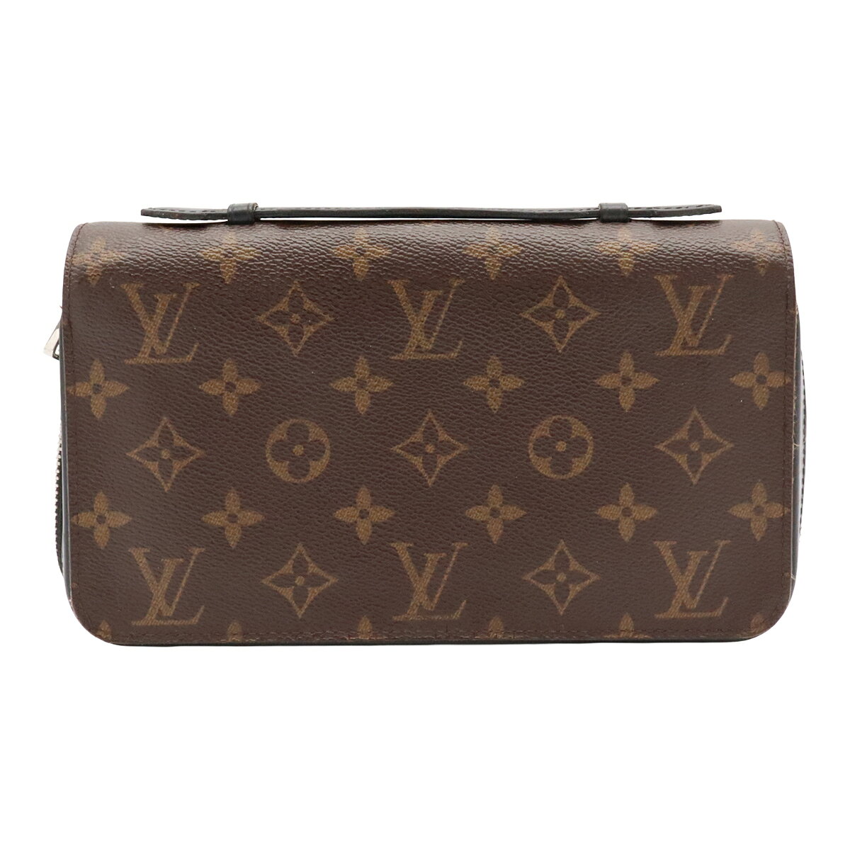 LOUIS VUITTON ルイ ヴィトン モノグラムマカサー ジッピー XL ラウンドファスナー  ...