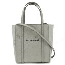 【バッグ】BALENCIAGA バレンシアガ EVERYDAY エブリデイ トートXXS ロゴ トートバッグ 2WAY ショルダーバッグ レザー グリッター ラメ シルバー 551815 【中古】