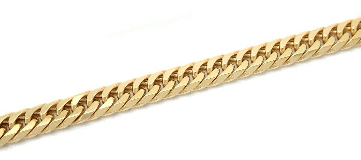 KIHEI 喜平 キヘイ ネックレス K18 18金 ゴールド 30.2g 50.5cm YG 6面W ダブル 日本造幣局検定マーク入り 30g 前後 【中古】