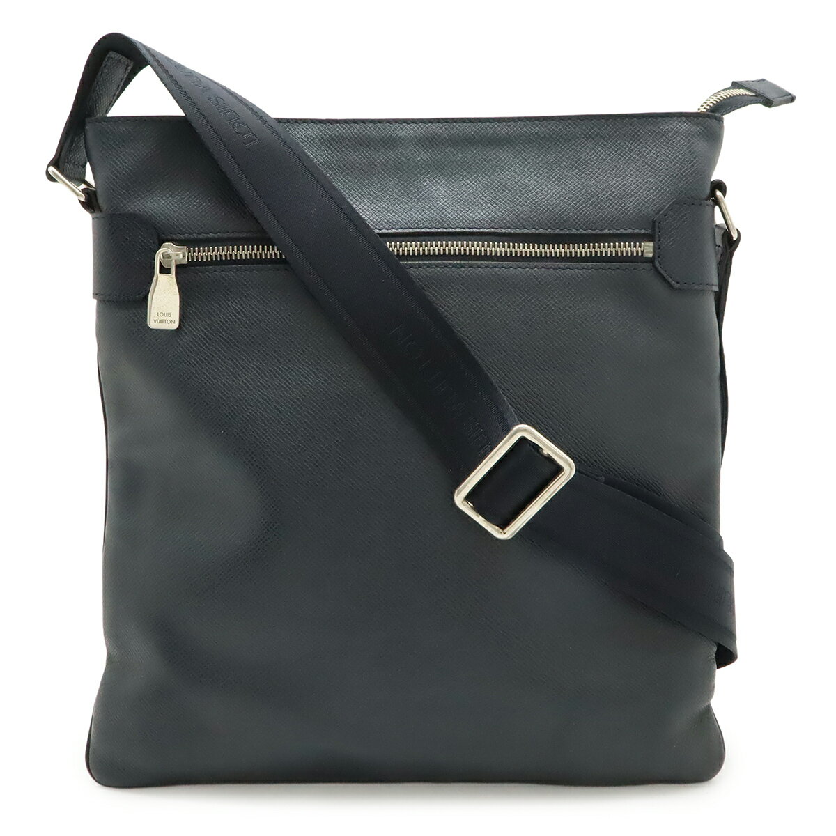 Other - LOUIS VUITTON ルイ ヴィトン タイガ サシャ ショルダーバッグ 斜め掛け マチなし ボレアル 紺 ネイビー シルバー金具 M32629 【中古】