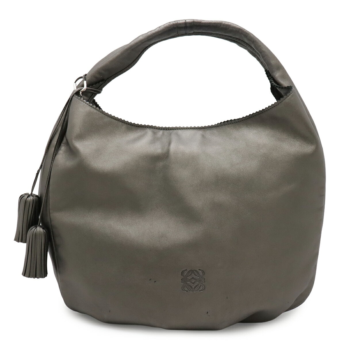 【美品】ロエベ ヴィエントナッパレザー 軽量ショルダー ゴールド LOEWE - 【美品】ロエベ ヴィエントナッパレザー 軽量ショルダー