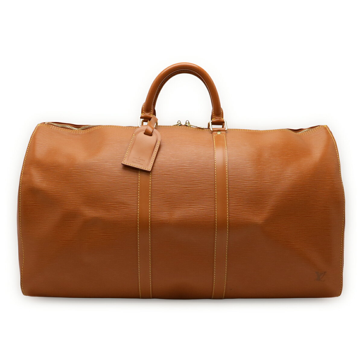 LOUIS VUITTON ルイ ヴィトン エピ キーポル55 ボストンバッグ トラベルバッグ 旅行カバン レザー ジパ..